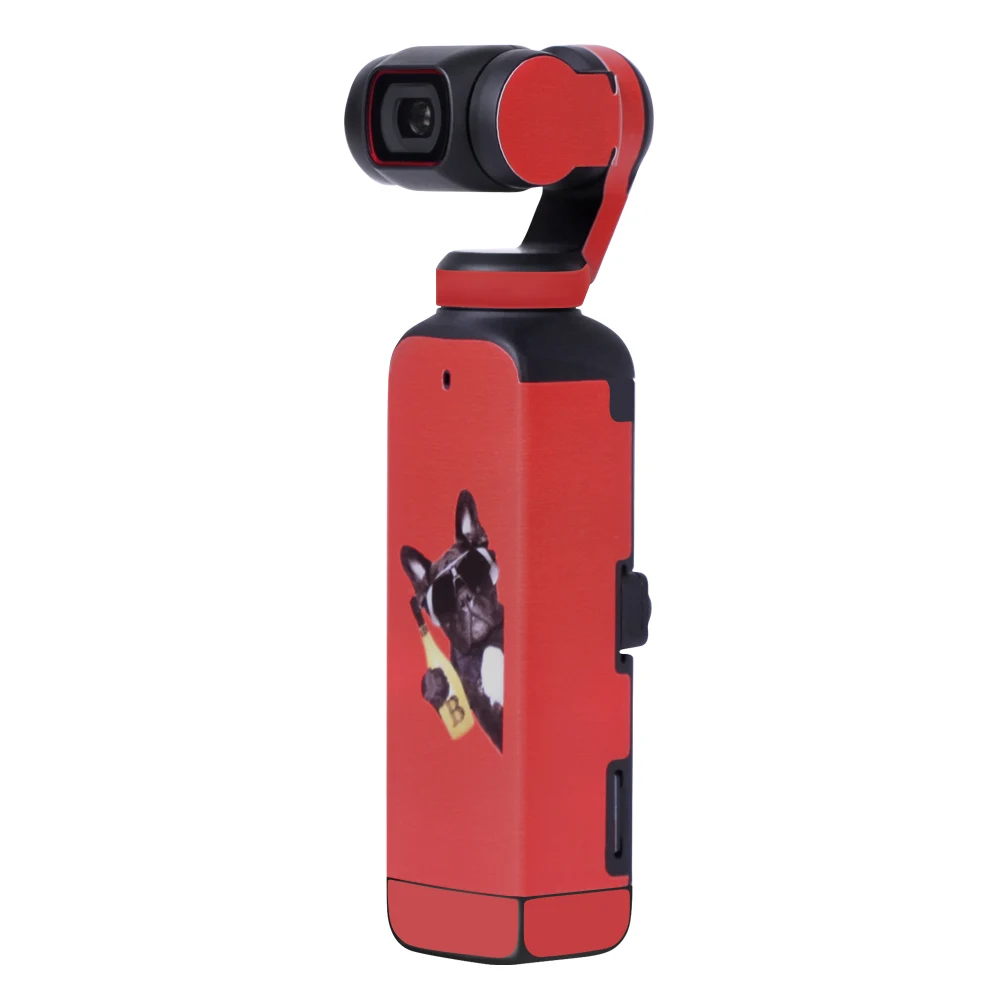 Scratch-proof Pocket 2 PVC Stickers Gimbal Protective Skin Decals for DJI OSMO Pocket 2 Accessories Multiple Colors Optional