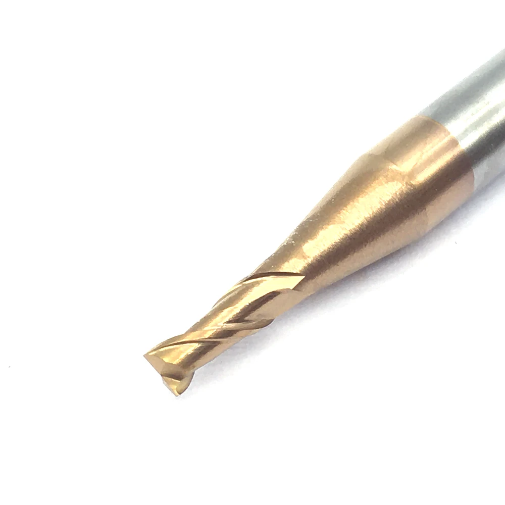 1PCS HRC60 2F 2.0XD4X50L Schaftfräser Legierung Wolfram Stahl Fräser CNC Bearbeitungs Fräsen Maschine Werkzeuge Für Stahl Holzbearbeitung