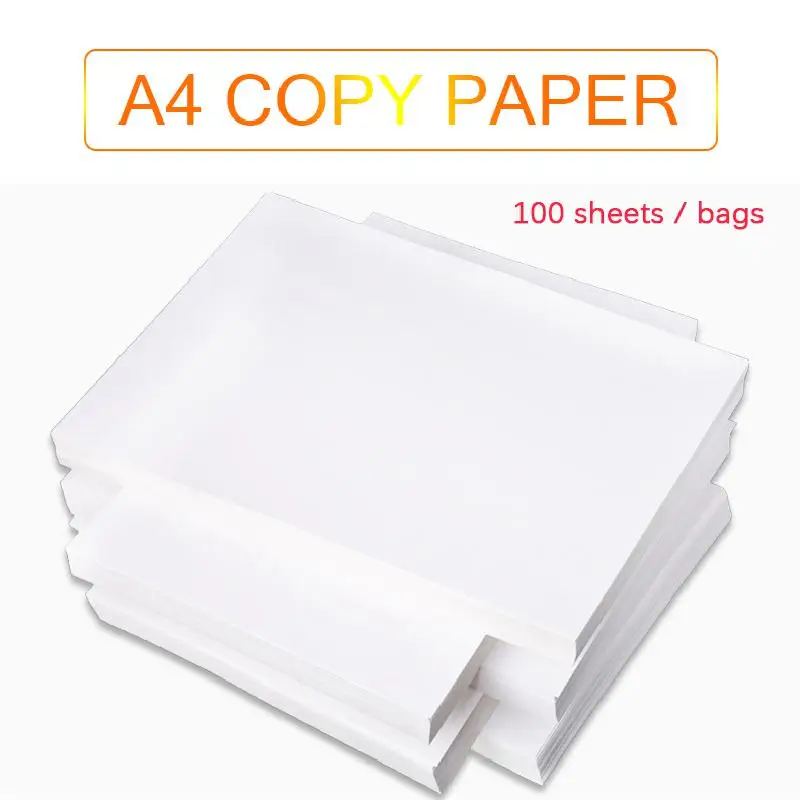 New 70g/80g Office Paper A4 Copy Paper White A4 Printing Paper Office Paper Wholesale 100 Sheets Of Anti-static Paper 100pcs/bag