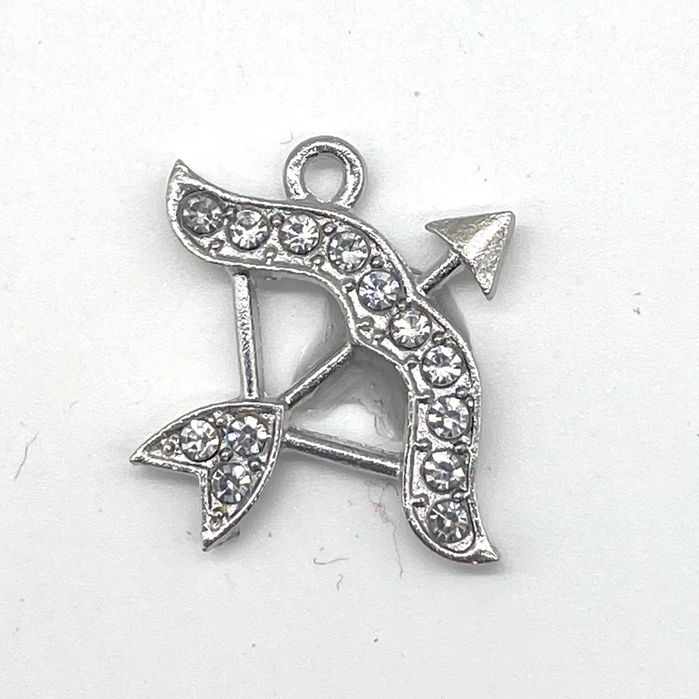 12 constellations Rhinestone Charms Designer Shoes Decaration Badg Pendant Clogs Kid Girls Women Gifts