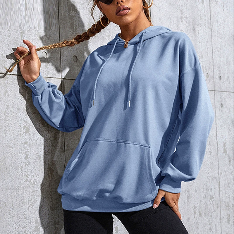 Autumn Winter Sweatshirt Women Fleece Cotton Tracksuit Sports Women Hoodies Sweatshirt Fashion Casual Loose Jumper Tops 17742