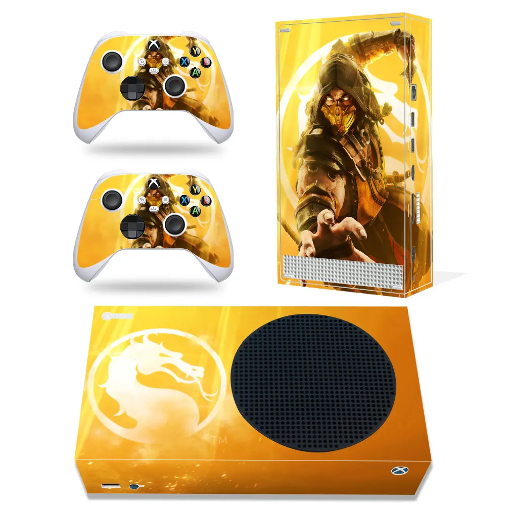 GAMEGENIXX Skin Sticker Duel Game Removable Cover PVC Vinyl Compatible with X-box Series S Console and 2 Controllers