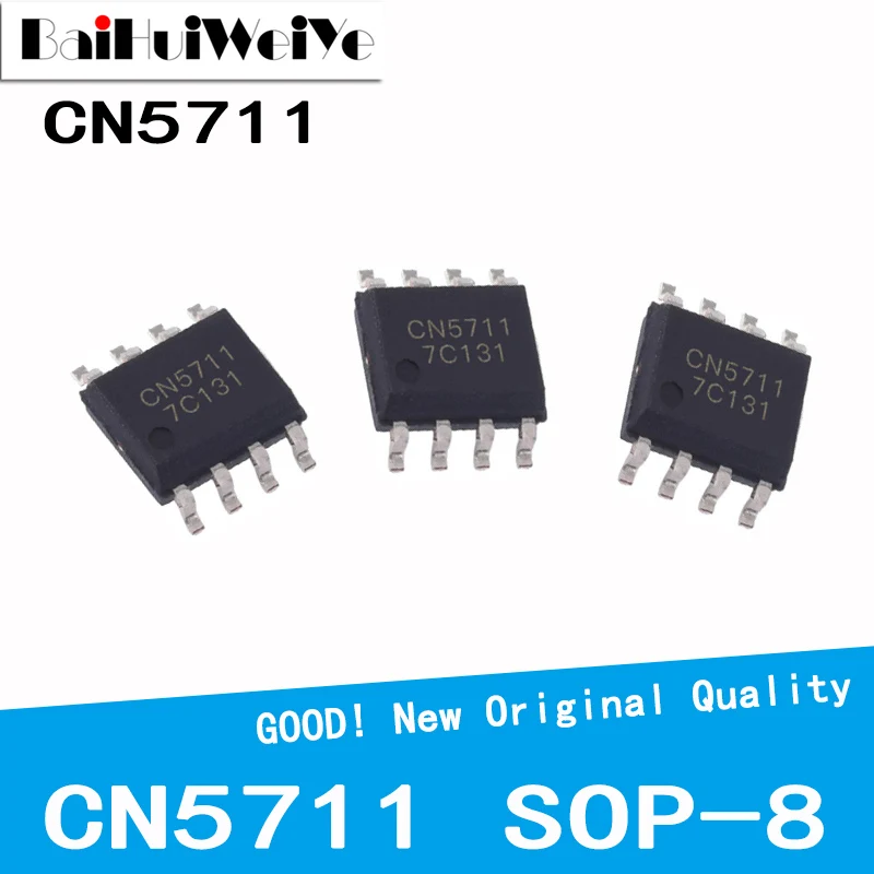 10 sztuk/partia CN5711 wysokiej jasności dioda emitująca światło LED układ sterownika zintegrowany IC Patch SMD SOP8 SOP-8 dobrej jakości Chipset