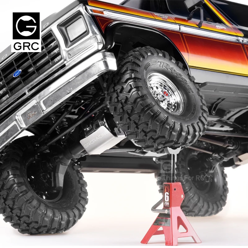 Grc As Bescherming Roestvrij Stalen Plaat/Armor Voor 1/10 Traxxas TRX-4 As Upgrade Deel Accessoires # GAX0106B GAX0106C