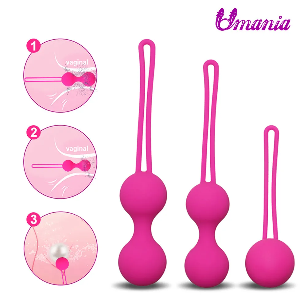 Vaginal Balls Trainer Sex Toys for Woman Safe Silicone Vaginal Chinese Balls Ben 10 Kegel Balls sex toys Tightening Exerciser