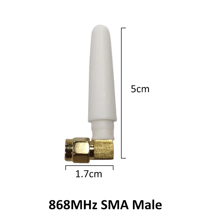 Grandwisdom 868mhz antena 3dbi sma macho 915mhz lora antena pbx iot módulo lorawan receptor de sinal antenas