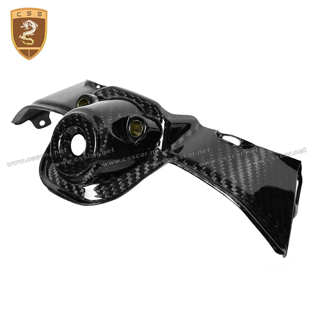 

CSSCAR Motorcycle Accessories for 2018 -Current Ducati Panigale V4 Carbon Fiber Black Key Guard Cover - 1x1 plain Matte 2-027