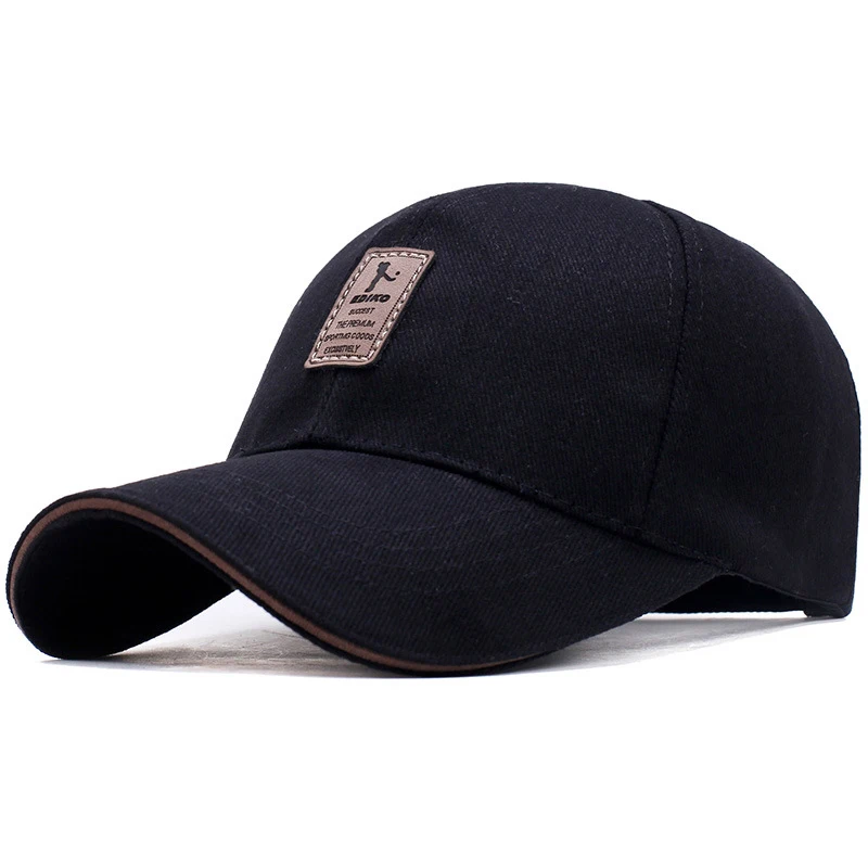 Casquette de Baseball en coton pour hommes et femmes, solide, avec étiquette, chapeau de soleil en plein air, Hip Hop, printemps, automne