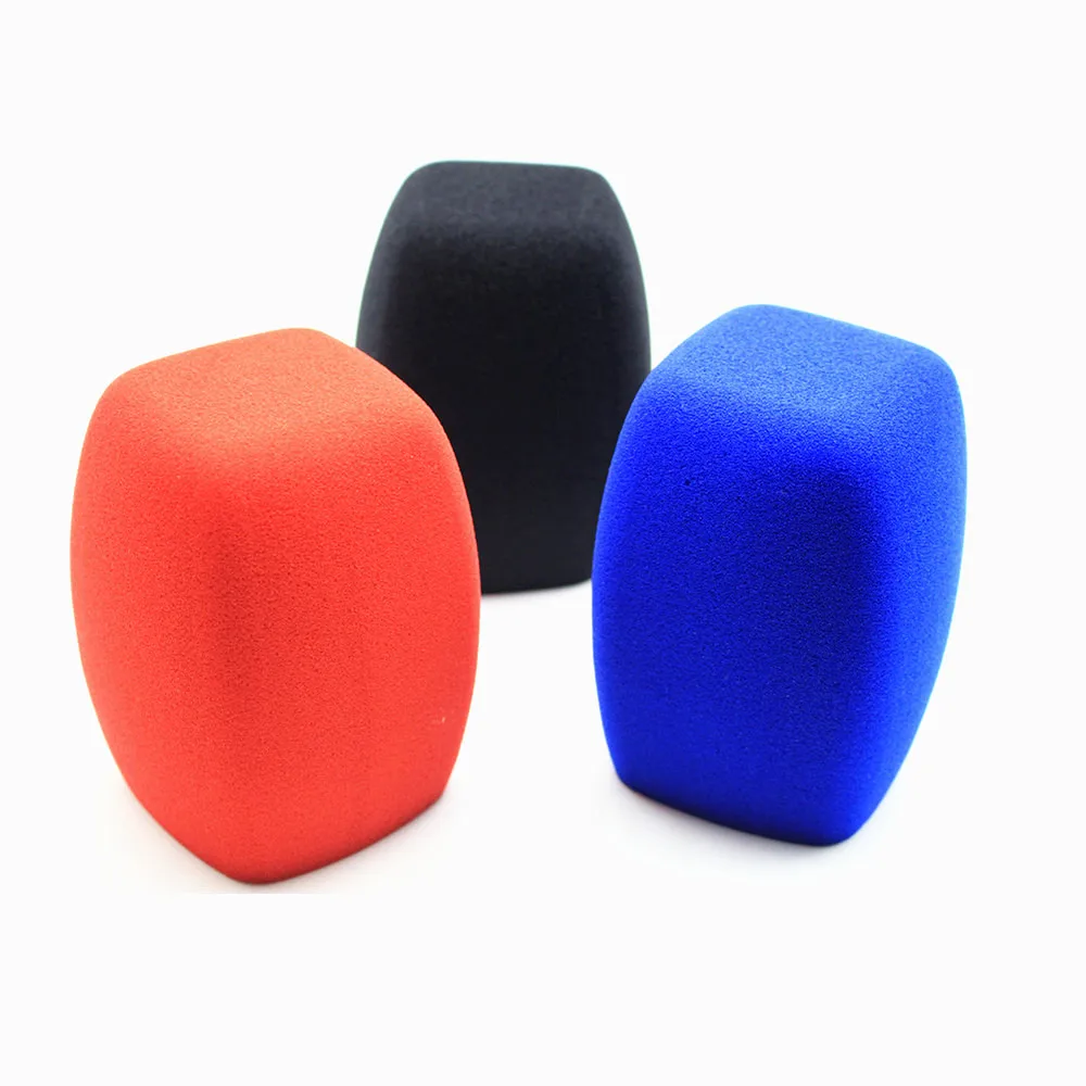 Large Foam Windshields Mic Foam Cover Sponge Windscreen for Handheld Interview Microphones 3 colors available