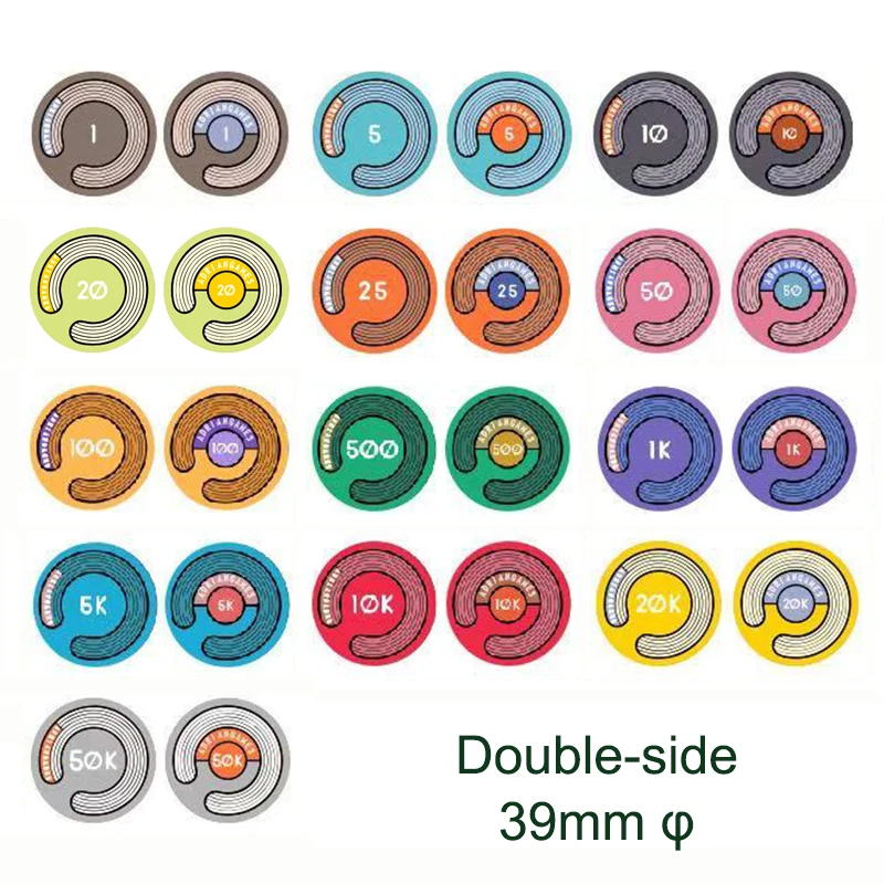 AdrianGames Ceramic Poker Chips Fancy Style 39mm 10g