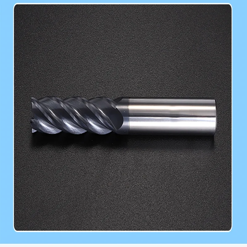 Stal wolframowa frez HRC50 4 flet Alloy frez węglikowy narzędzia Cnc 2mm 3mm 4mm 5mm 6mm frez do metalu frez do drewna