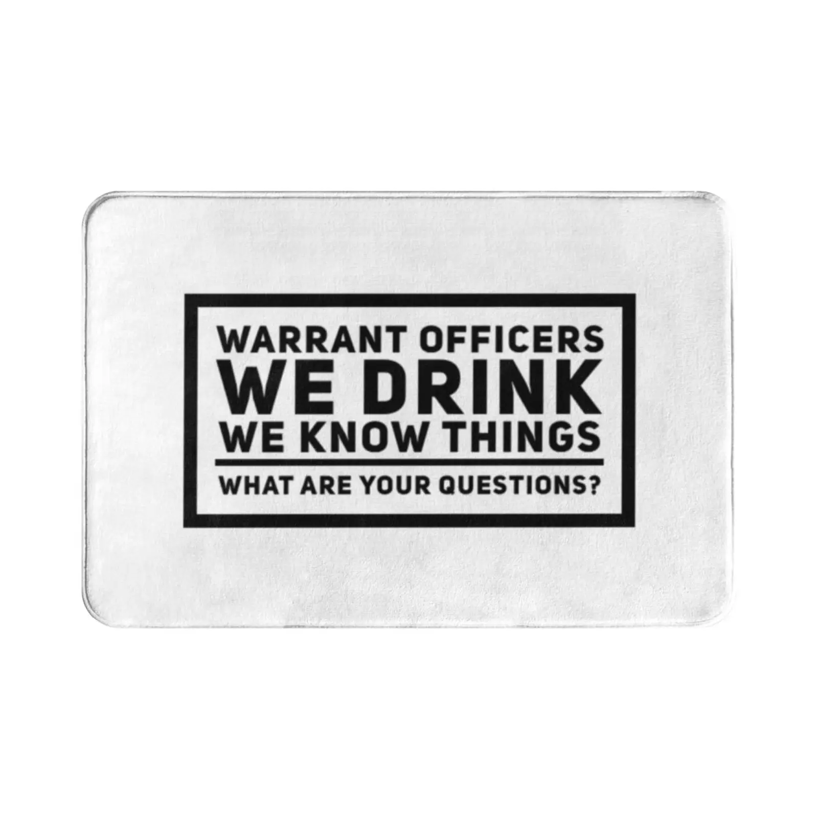 نحن نشرب، نعرف الأشياء - الضباطون، القدح، دفتر الملاحظات الكلاسيكي السجاد حصيرة البساط وسادة لينة