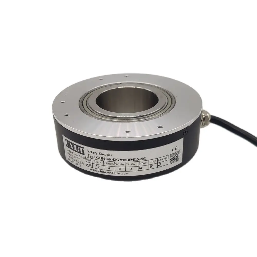 Elevator Encoder 30 40 45 50MM Hole Hollow Shaft Incremental Optical Encoder-GHH100 Apply To Tractor