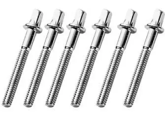 40mm 45mm 50mm 55mm M5 drum screws square head Imperial 7/32 specification silver drum bolts 6 pieces 1 lot