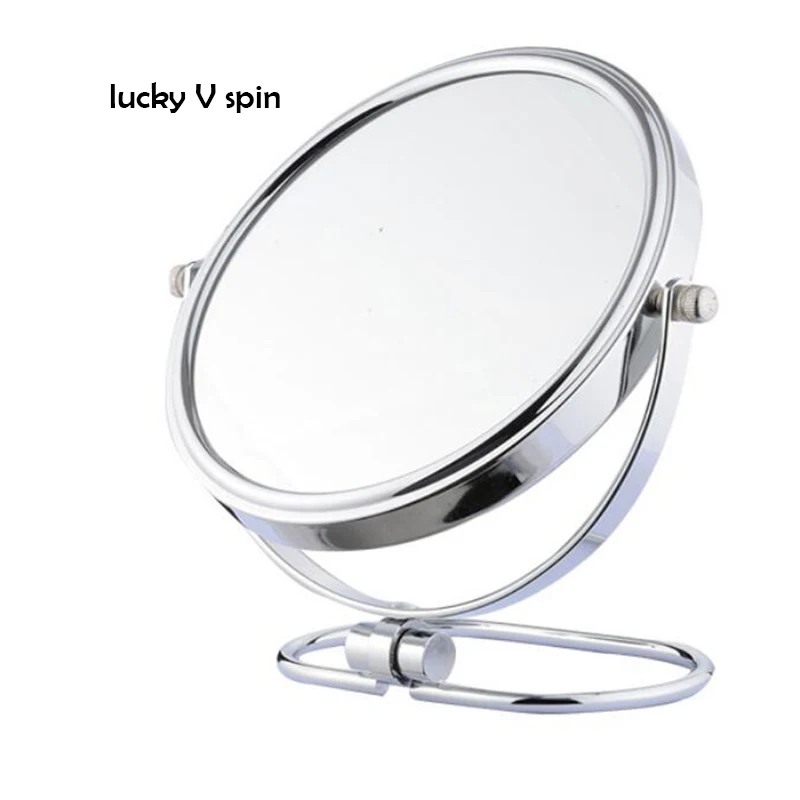 

8 inches Folding desktop makeup mirror 3X 5X 7X 10X magnifying Double side mirror metal Portable travel Cosmetic mirror