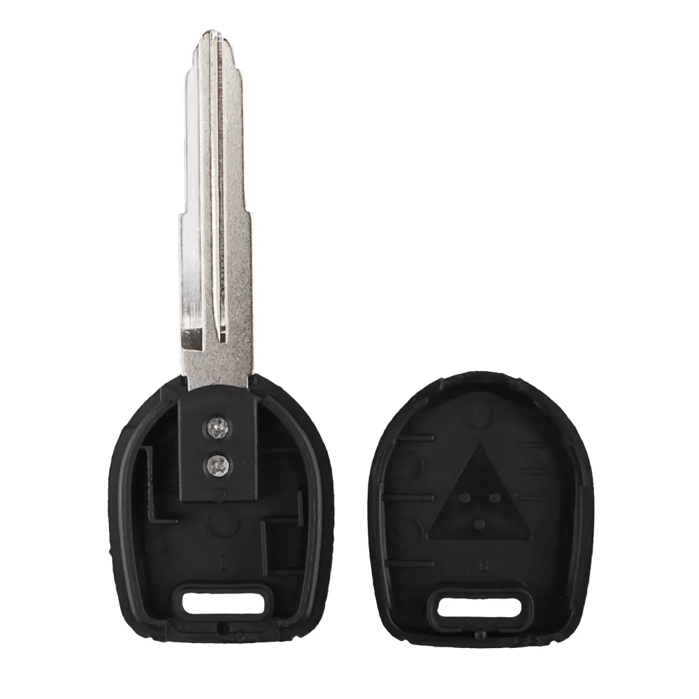 KEYYOU Right/Left Blade For Mitsubishi Colt Outlander Mirage Pajero Without Chip Car Transponder Remote Key Case Shell Fob Case