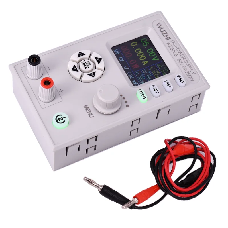 DC DC Buck Converter CC CV 50V 5A Power Module Adjustable Regulated laboratory Variable power supply communication WZ5005
