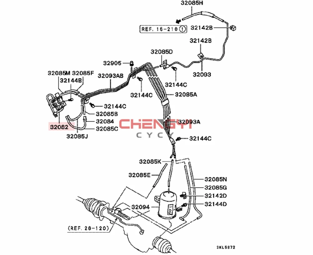 K5T81794 K5T47776 MR430381 MB620532 MB937731 For Mitsubishi Pajero Montero Triton L200 L300 V43 Freewheel Clutch Solenoid Valve