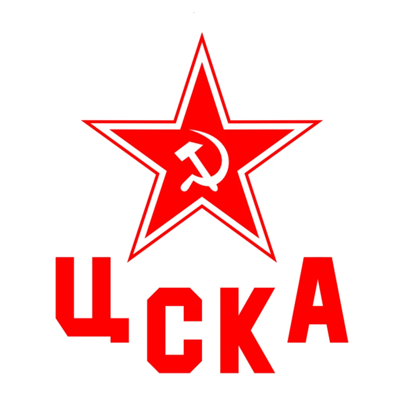 CS31069# Die-cut Vinyl Decal CSKA Car Sticker Waterproof Auto Decors on Car Body Bumper Rear Window