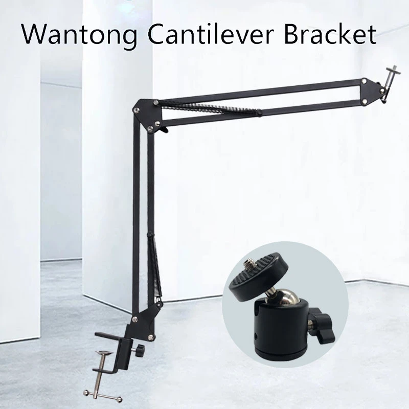 360 Độ Cánh Tay Dài Chân Đỡ Tương Thích Điện Thoại Di Động Máy Tính Bảng Kẹp Chụp Ảnh Ánh Sáng Giá Đỡ/Điện Thoại Thay Thế