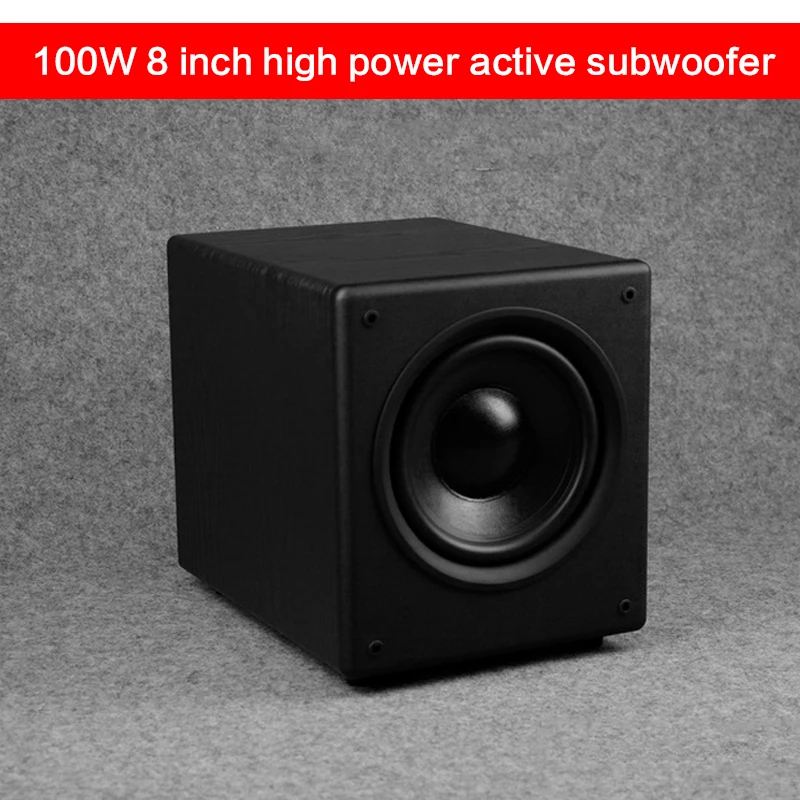 

100W Household High-power 8 Inch Subwoofer Speaker Subwoofer Active Subwoofer Fever HiFi High Fidelity Subwoofer Long Stroke