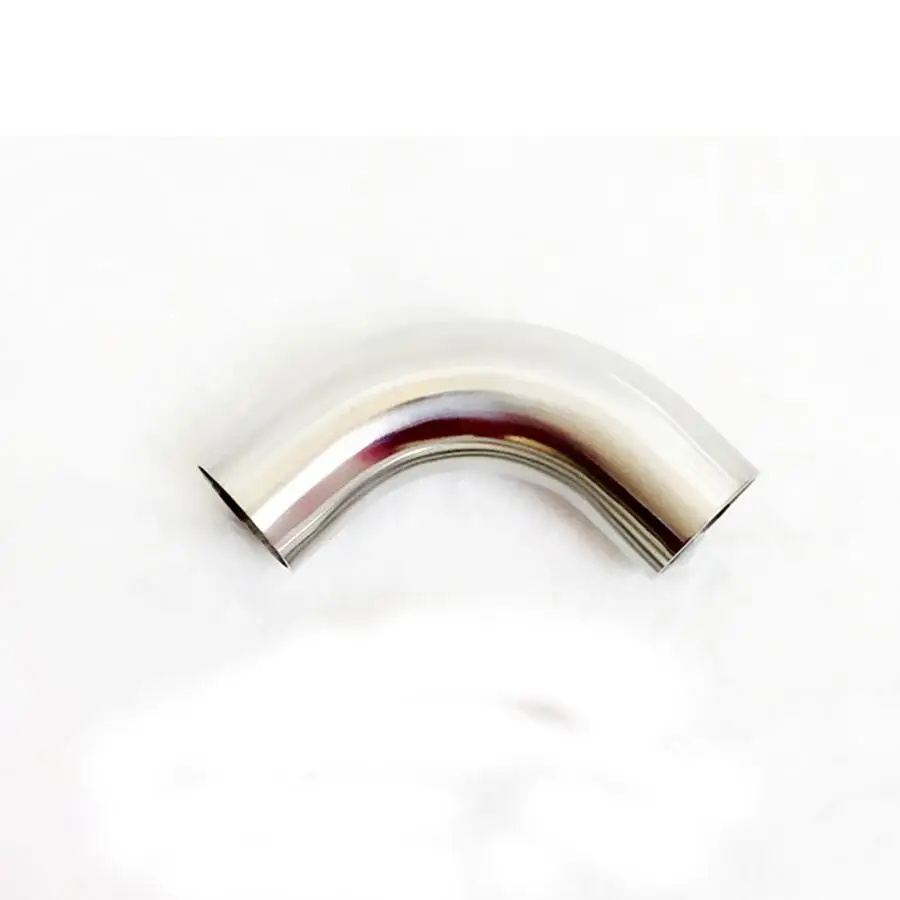 

51mm 2" OD lengthen 20mm SUS 316L Stainless Steel Sanitary Butt Weld 90 Deg Elbow Pipe Fitting Homebrew Beer