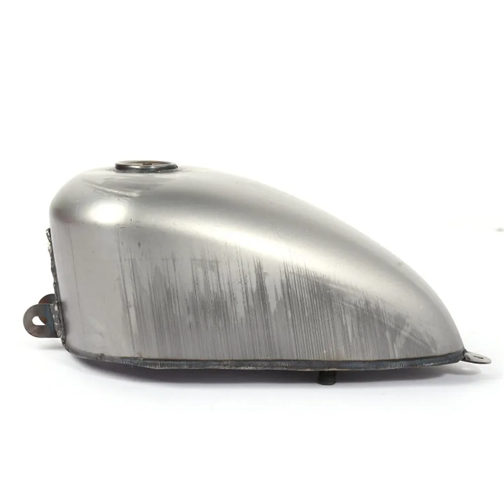 5-6L 2.4 Gal Motorcycle Tank Cafe Racer Unpainted Cylinder Vintage Fuel Gasoline Bobber Oil Box For Harley 883 GN125 Chopper