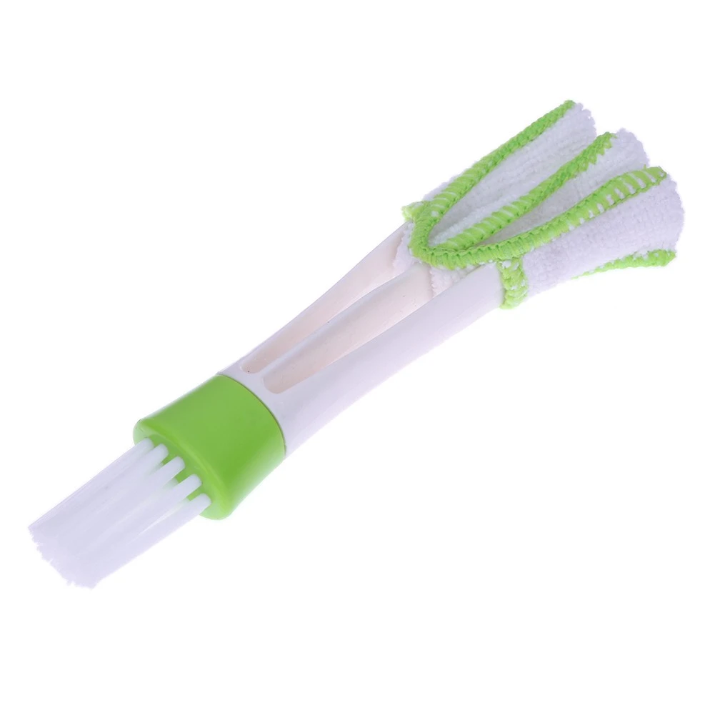 Car Air Conditioner Outlet Cleaning Tool Multi-purpose Dust Brush Auto Slit Interior Brush Dusting Blinds Keyboard Cleaner