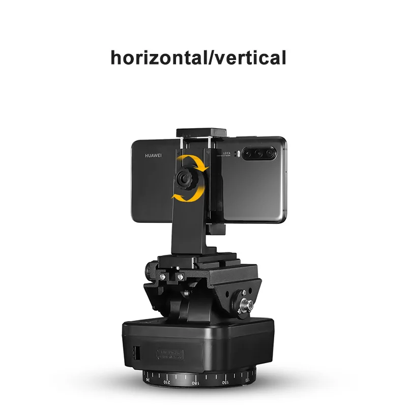 ZIFON YT-1000 Auto Motorized Pan Tilt Tripod PTZ Remote Control Rotating Video Stabilizer for Smartphone Tripod Heads Cameras
