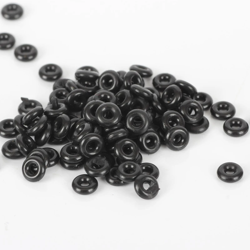 

100pcs Carp Fishing Round rubber Rig Ring Internal Diameter 1.7mm 2.0mm 2.8mm Fishing Tackle Accessories Quick Change O Rings