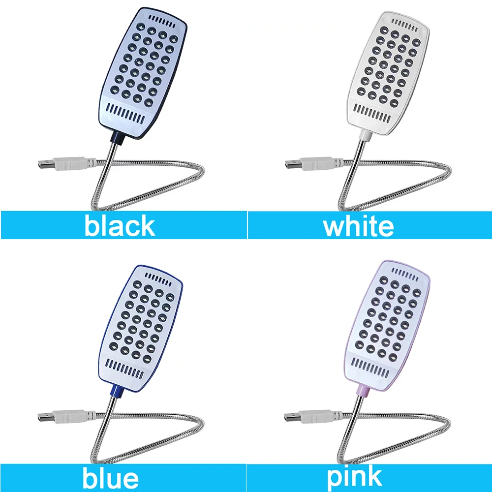 28 LEDs Super Bright Book Light DC5V USB Reading Night Lights Flexible Table Lamp  For Power Bank Laptop Notebook PC Computer
