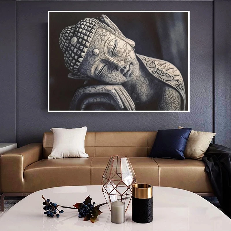 Buddha Culture Canvas Painting Abstract Modern Posters And Prints Wall Art Pictures For Living Room Home Decor Unframed