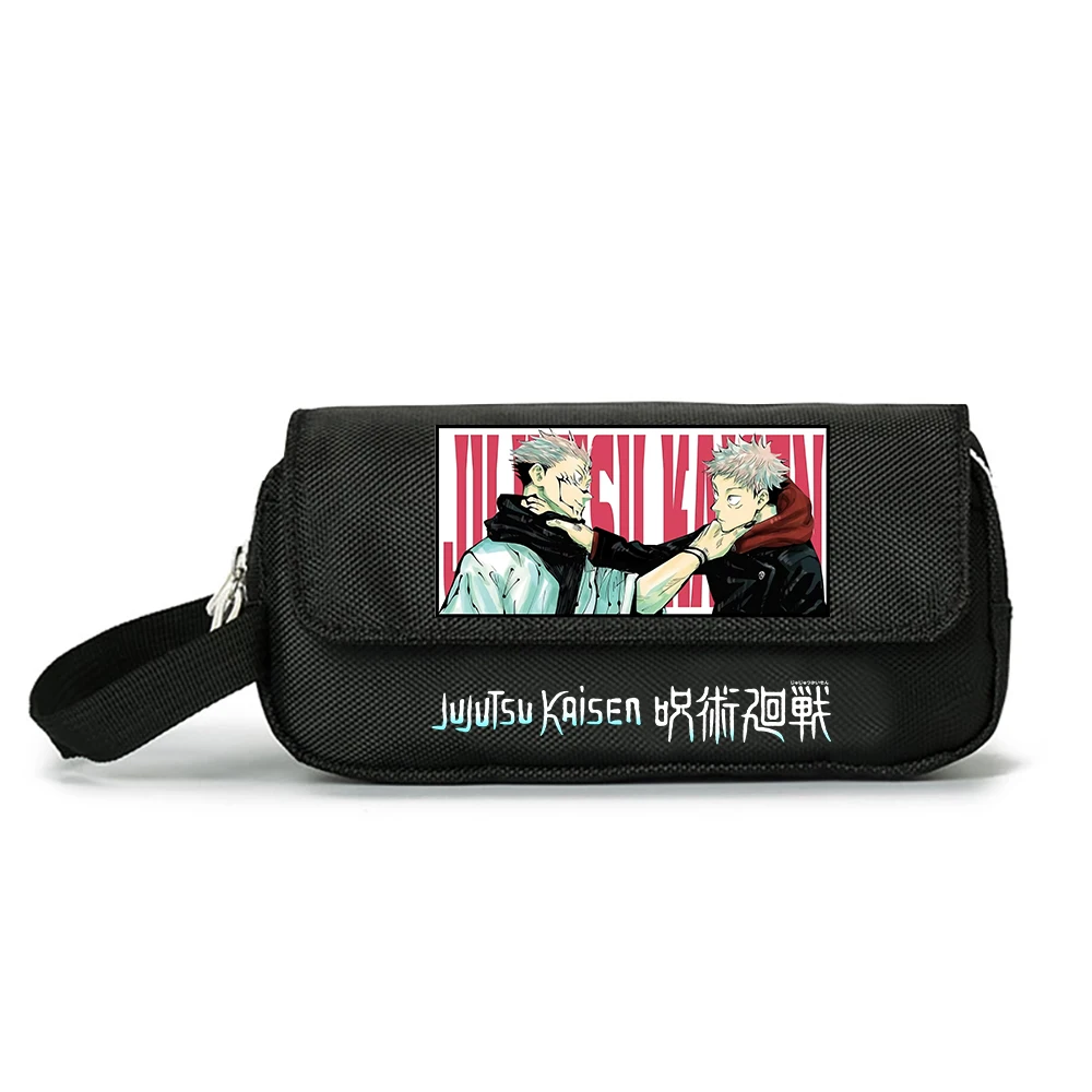 Jujutsu Kaisen Kawaii Pencil Case Small School Bags Cartoon Organizer for Cosmetics Large Pen Bag Stationeries Cases Pouch