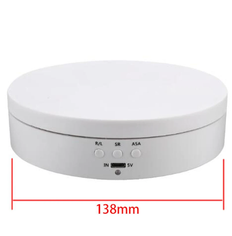 صندوق عرض مجوهرات دوار كهربائي عالي الطاقة ، قاعدة منظم مجوهرات ، قرص دوار لتغليف المجوهرات