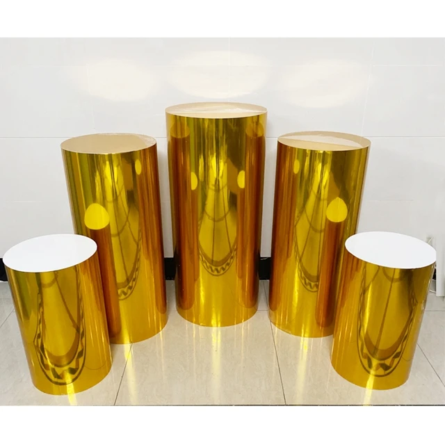 Round Cylinder Pedestal Display Art Decor Cake Rack Plinths Pillars for DIY Wedding Decorations Holiday sunyu2573