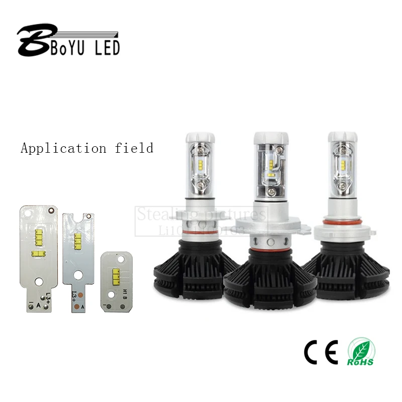 2pcs car special light source board X3 H1/H4/H7 stickers 2016 lamp beads 15 watts car lamp special light board spot direct sales