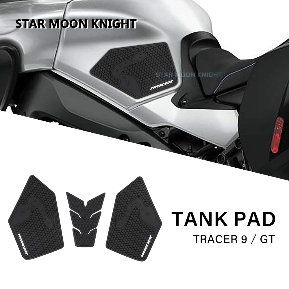 

For YAMAHA TRACER9 TRACER 9 GT 2021 - Motorcycle Non-slip Side Fuel Tank Stickers Waterproof Pad Rubber Sticker TANK PADS