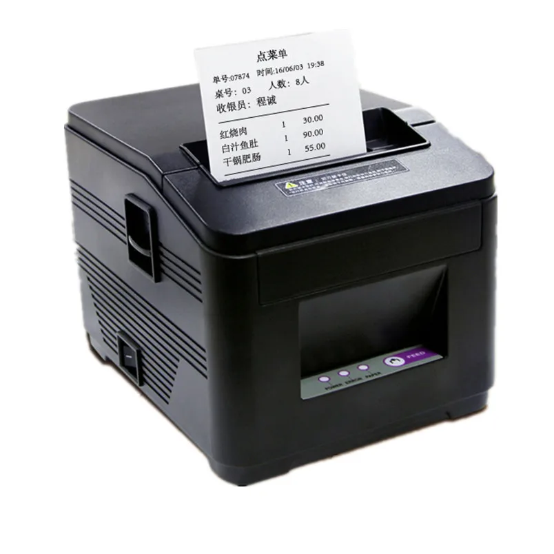 Brand New 80mm Mini Printer High Quality Receipt Bill Thermal Print Have Long Life Automatic Cutter Support LOGO QR Code