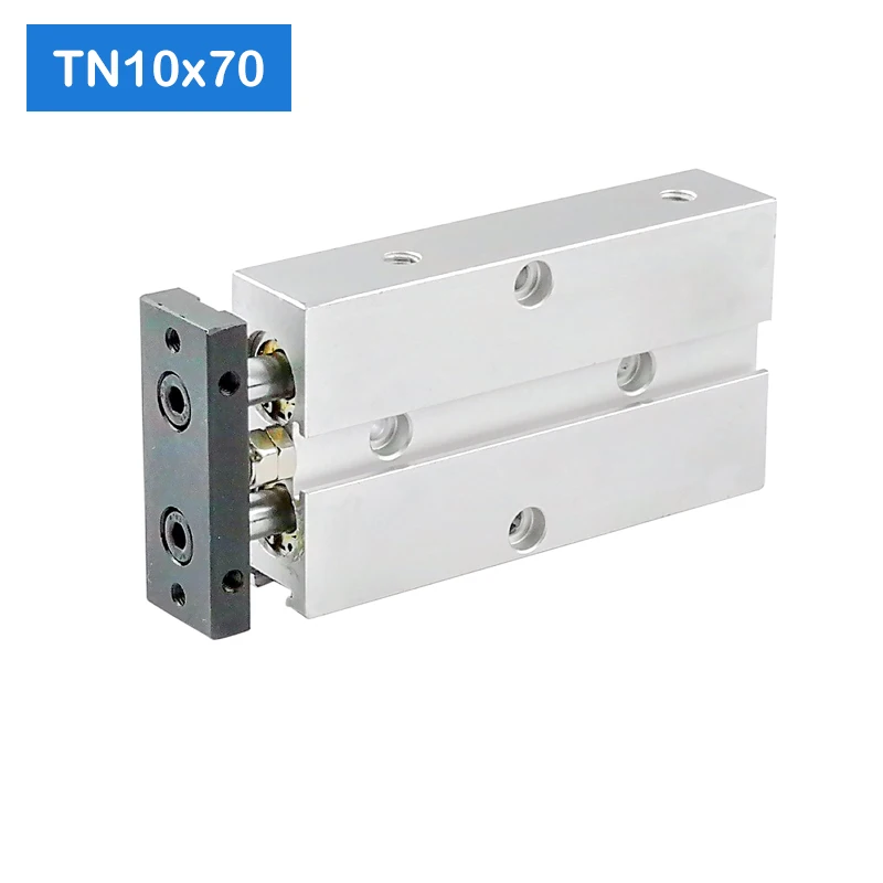 TN10*70-S 10mm Bore 80mm Stroke Compact Air Cylinders TN10X70-S Dual Action Air Pneumatic Cylinder
