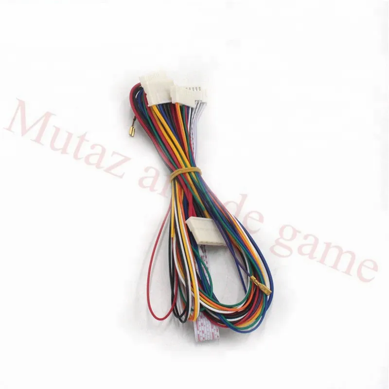 2Pcs/Lot  machine wire harness set kit for 14K/15K Keyboard/28mm  Push button