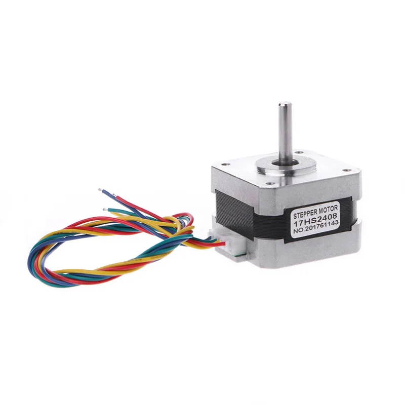 

3D Printer NEMA 17 Stepper Motor 17HS2408 L28 mm 1.8 deg 0.6 A 12 N.cm 4 Wires FREE SHIPPING! 1 Piece