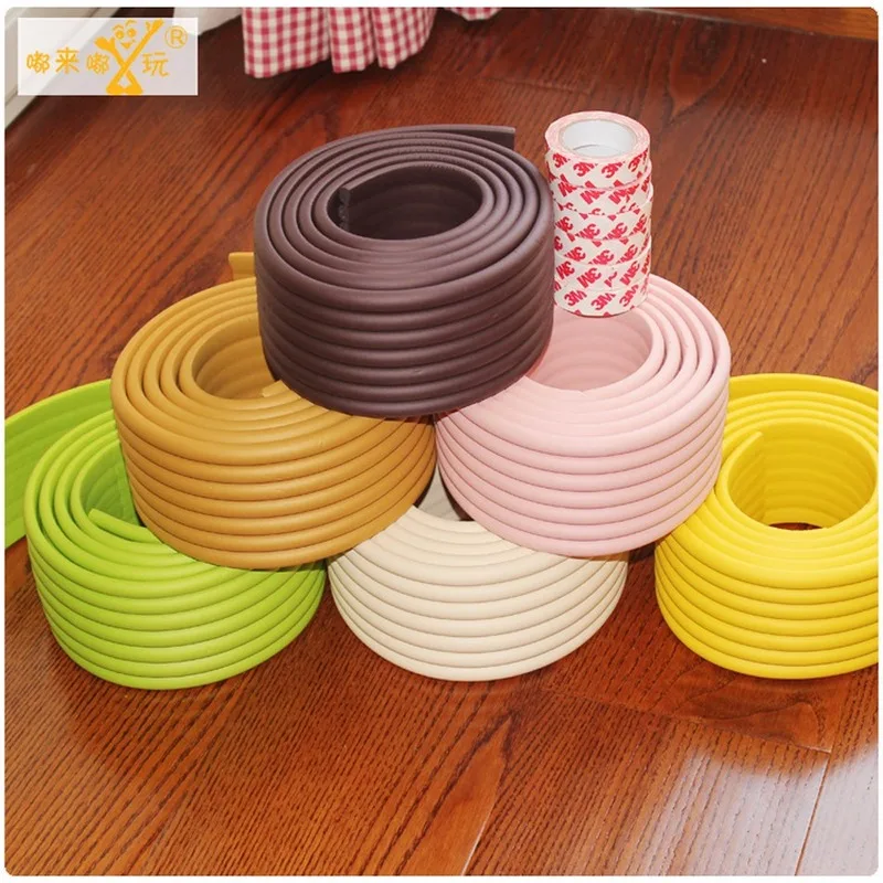 1PC 2m Wide Version Protective Baby Safety Desktop Edge Corners Guards Rubber Protection for Child