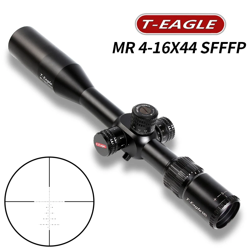 

T-EAGLE MR 4-16X44 FFP compact Riflescope Hunting Optical Sight Sniper Tactical Airgun Rifle Scope fit .308win For PCP