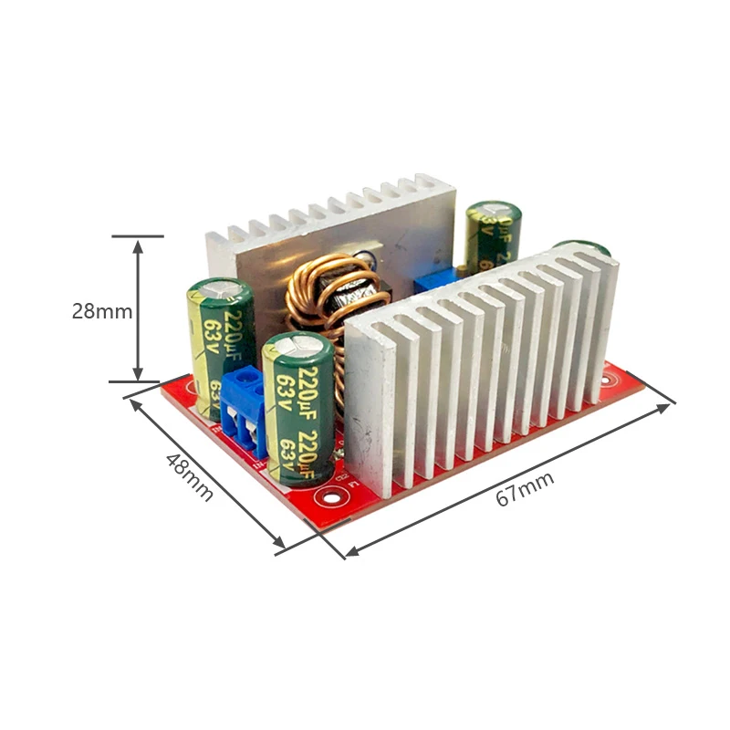 400W 15A DC Boost Converter CC CV Power Supply 12V 15V 19V 24V 36V 48V adjust Voltage Regulator battery charging step-up