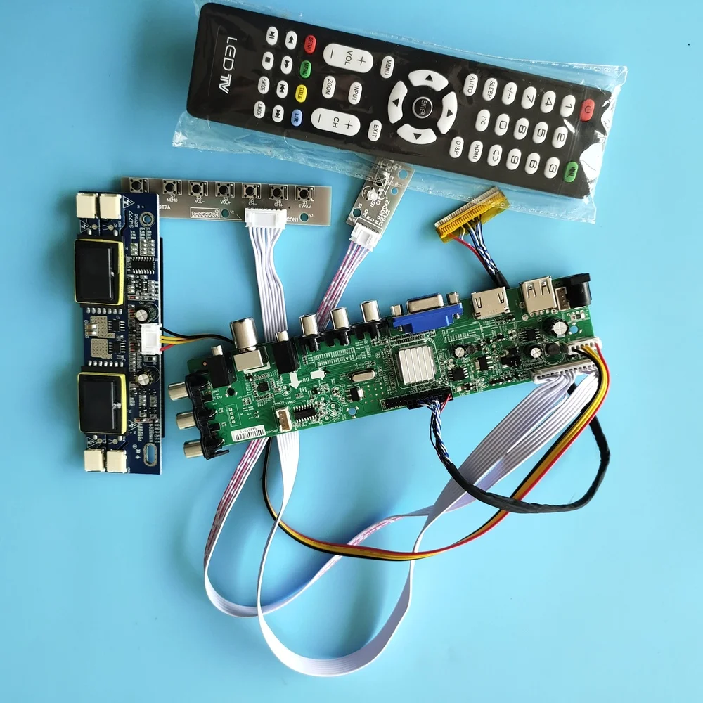 Kit for LM220WE1-TLD2/LM220WE1-TLD3 HDMI VGA Controller board  4 CCFL 1680X1050AV TV USB 30pin DVB-T2 remote Digital LCD Panel