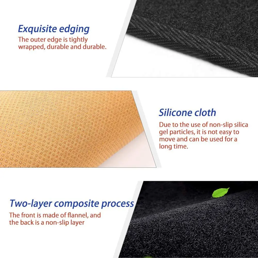 Car Dashboard Center Control Cover Mat Sun Parasol Pad Sunshield Cape Sunshade Cushion for Ford Explorer U625 MK6 2020 2021 2022 view 3