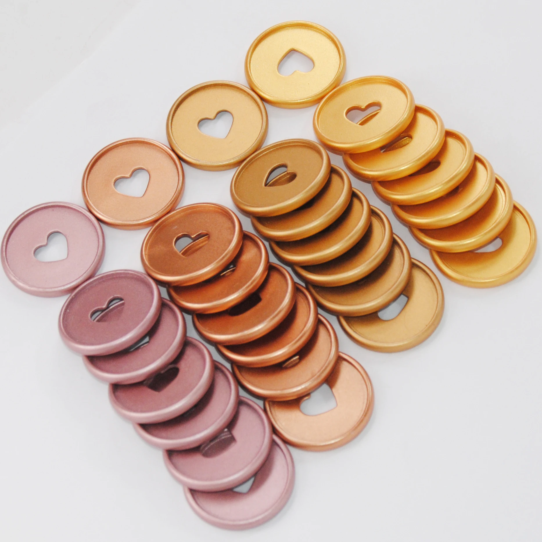 12pcs 35mm Mushroom Planner Binding Discs Notebook Binder Rings Discs Binder Mushroom Binding Ring Office and School Supplies