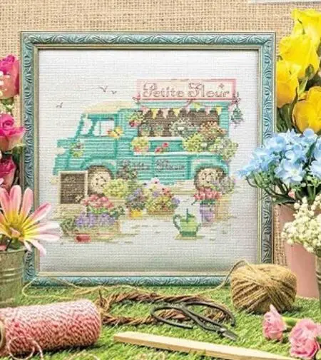 

MM200126 Homefun Cross Stitch Kit Package Greeting Needlework Counted Kits New Style Joy Sunday Kits Embroidery Cross-stitch Set