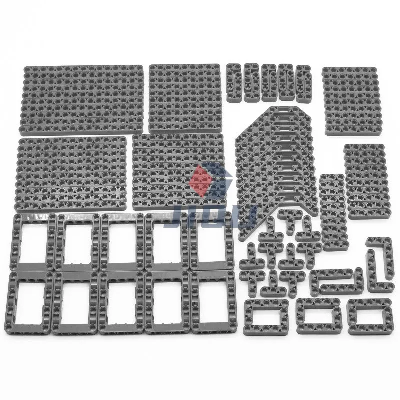 Faisceau de levage technique en vrac, 120 pièces, briques compatibles avec la technologie MOC, blocs de construction high-tech, jouets éducatifs