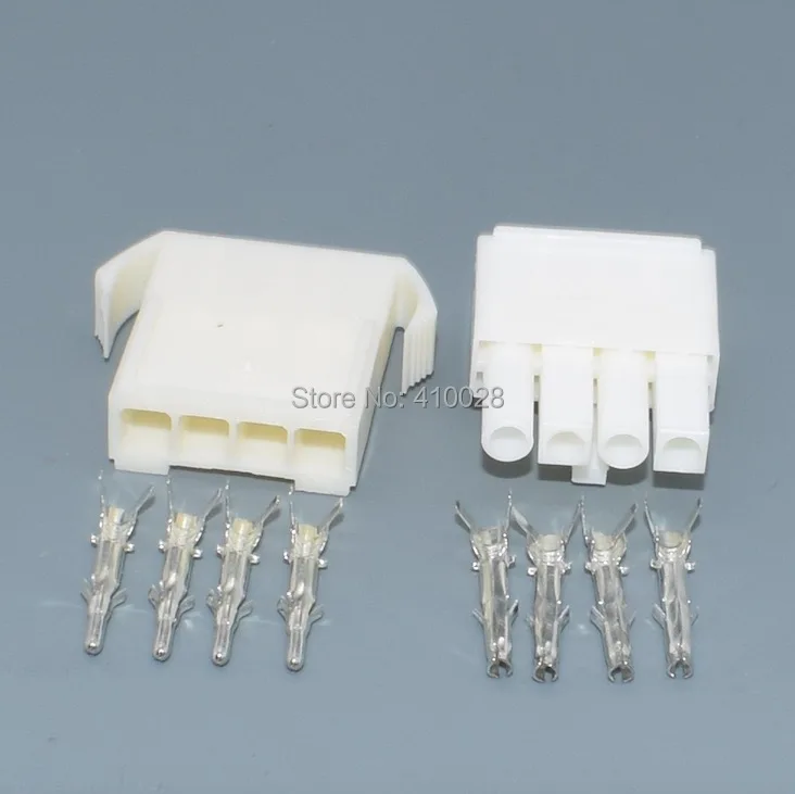 worldgolden EL-4P Small type Electronic Connector 4.5mm EL 4P Multipole Connectors Male Female Plug + terminals